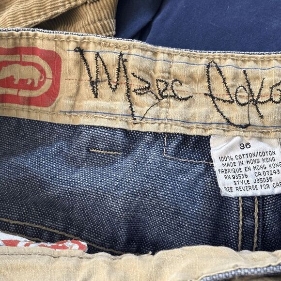 Vintage Marc Ecko Mens Jeans 36x31 Blue Limited Edition Classic Carpenter Y2K - Picture 11 of 11